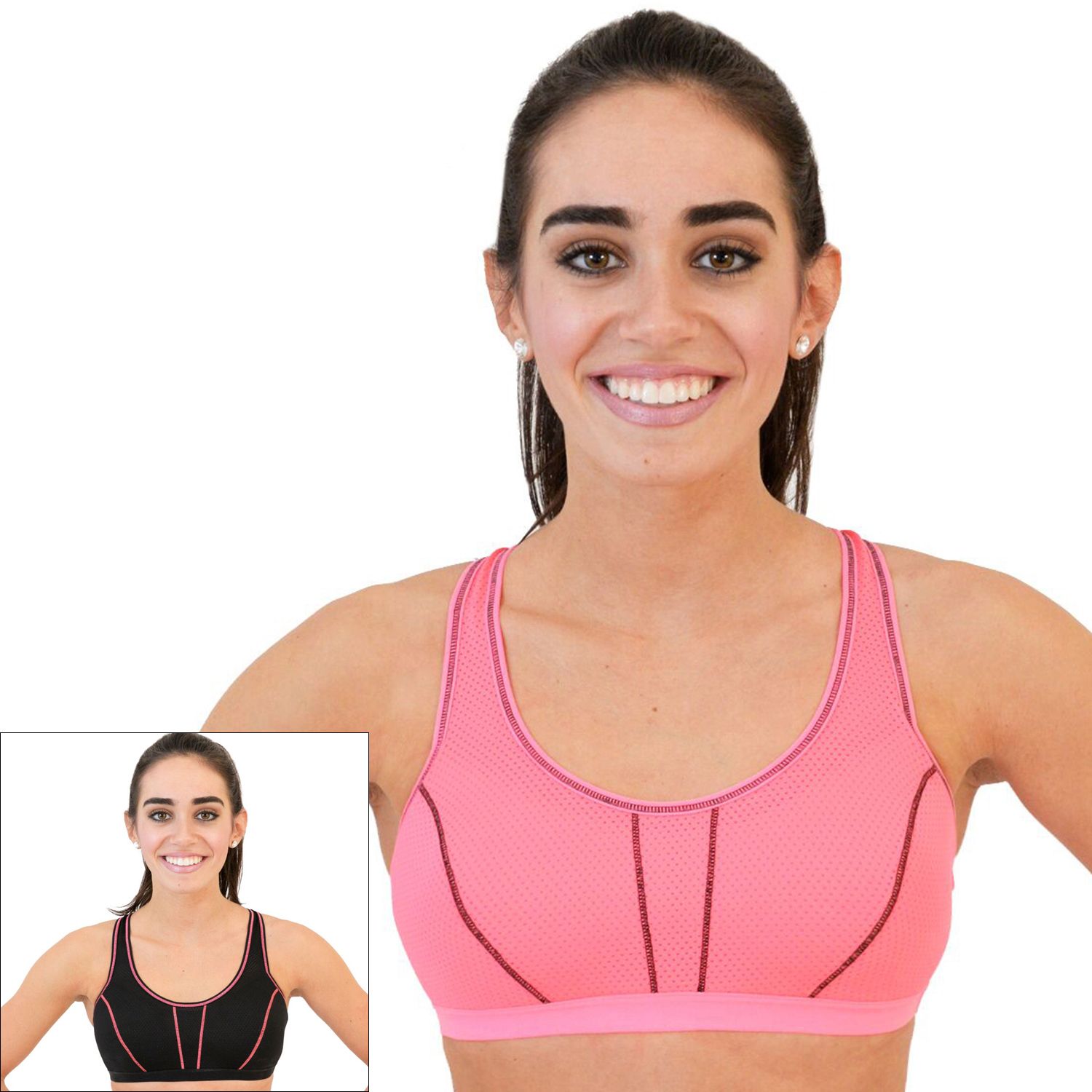 rbx flexible fit sports bra