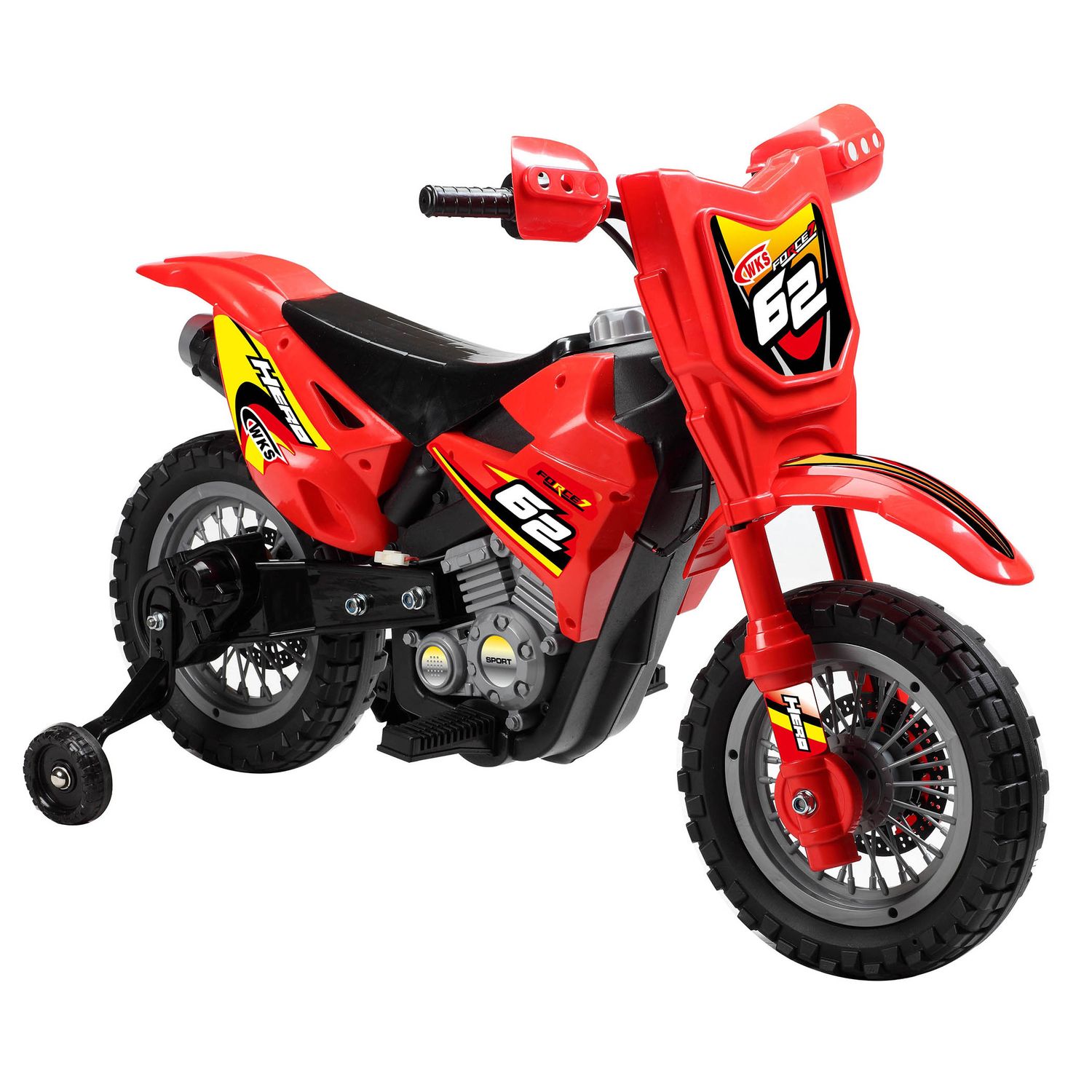 12 volt dirt bike with training wheels