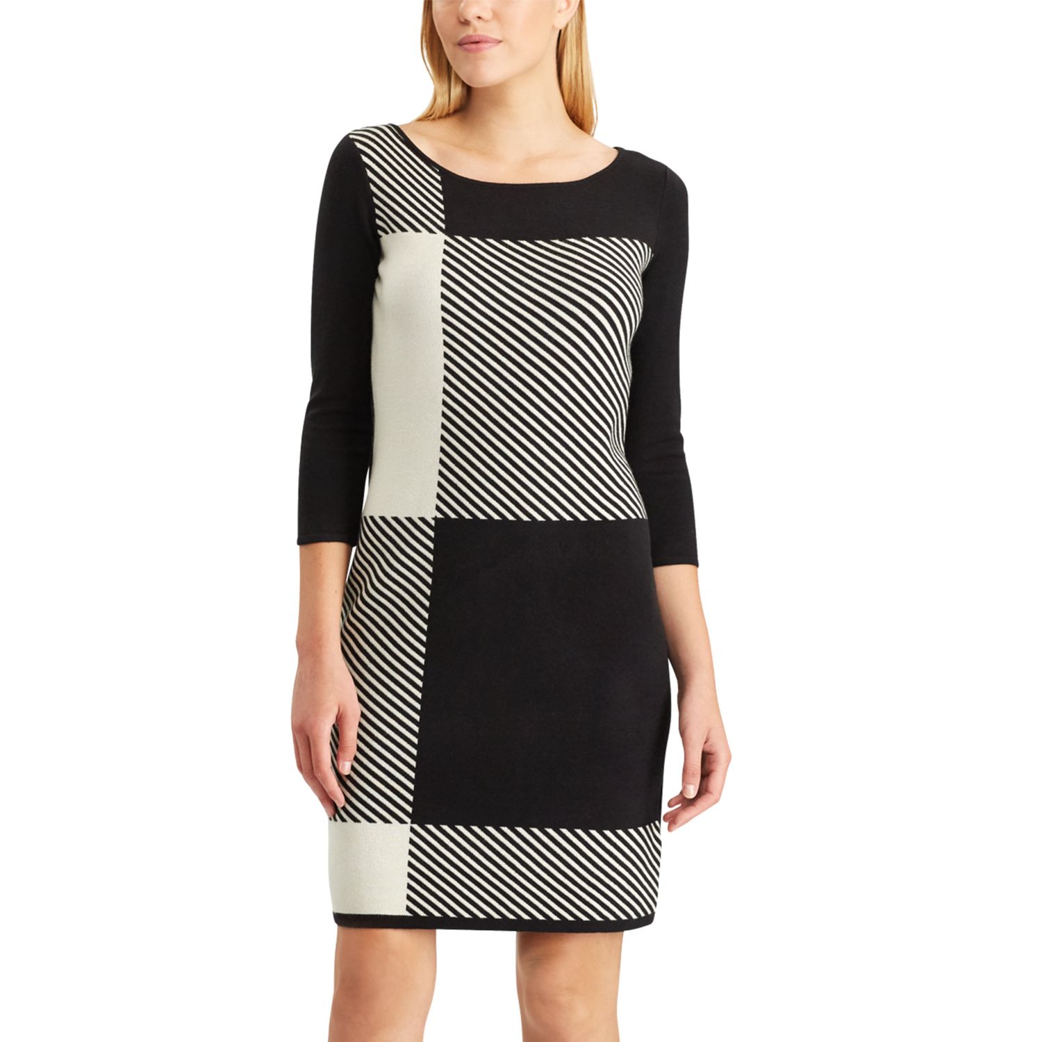 chaps sweater dress