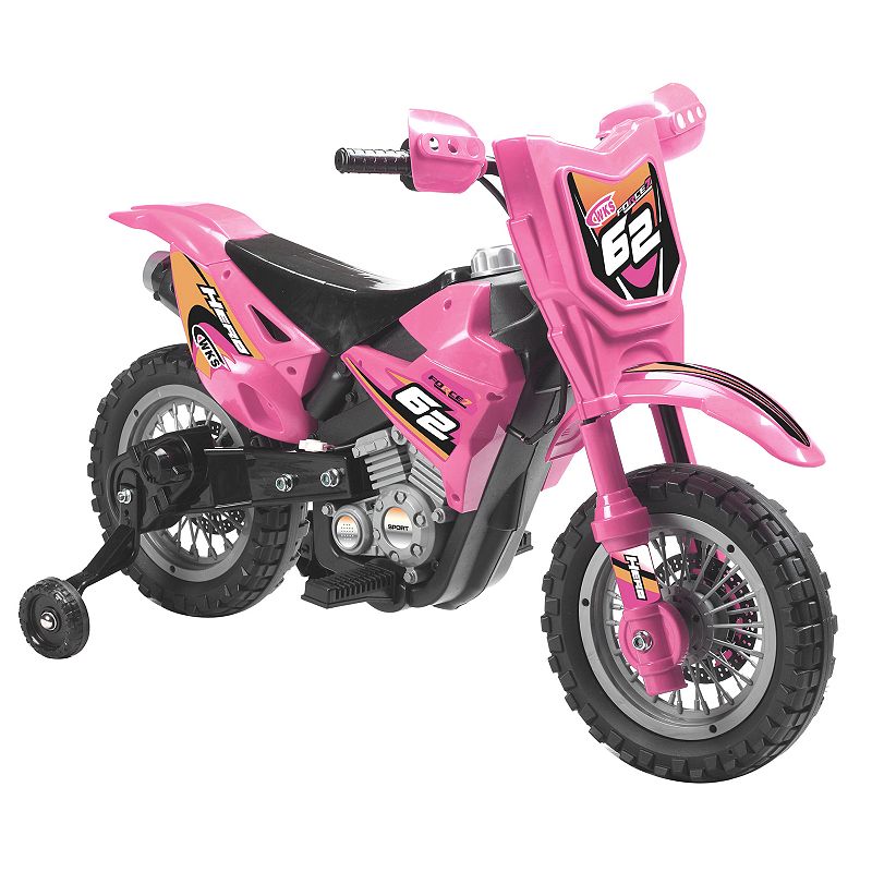 Blazin Wheels Pink 6V Ride-On Dirt Bike