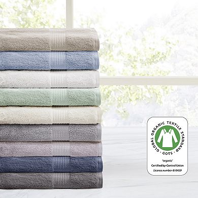 Madison Park Organic Cotton 6-piece Bath Towel Set