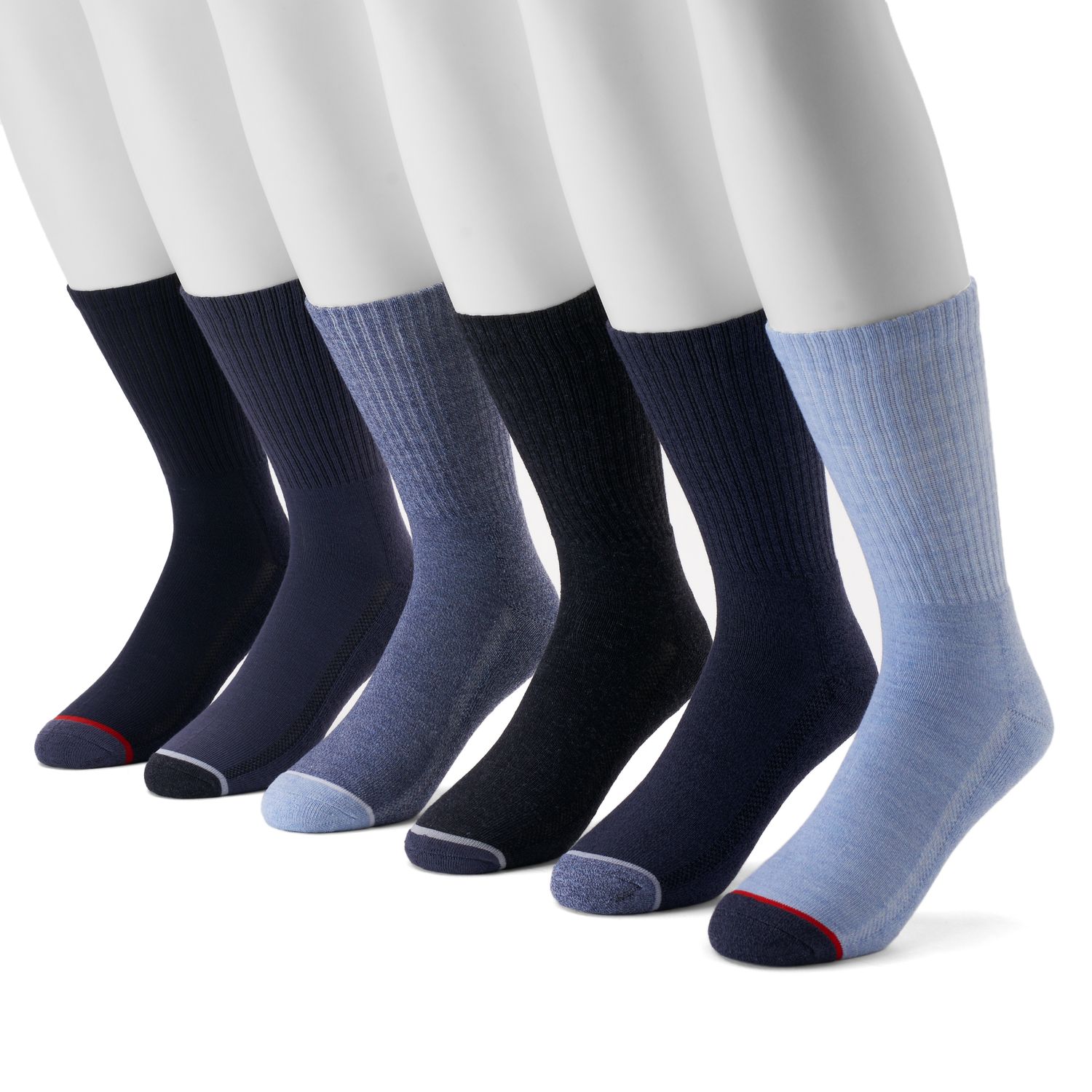 Men's Levi's® 6-pack Athletic Crew Socks