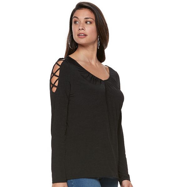 Womens dressy 2025 tops at kohls