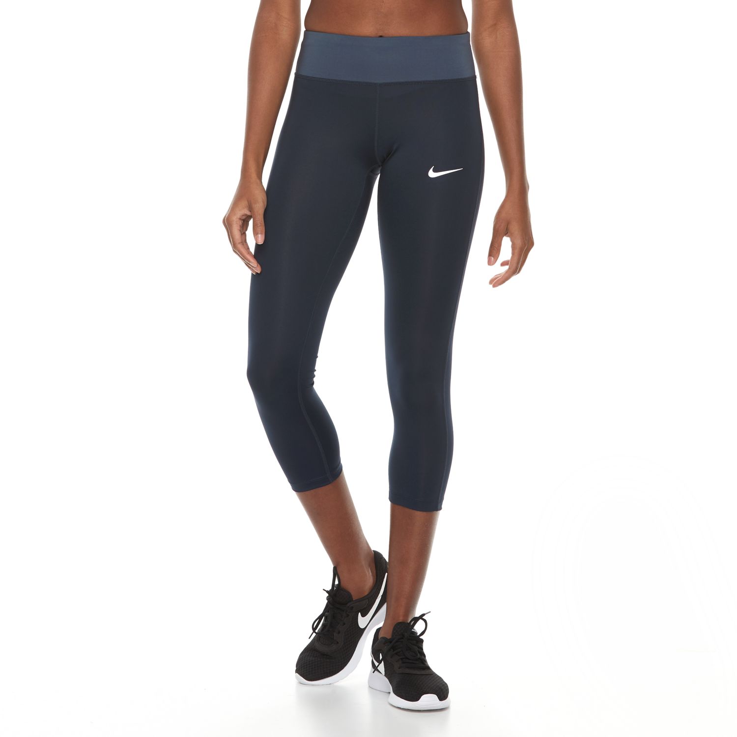 nike power essential running crop