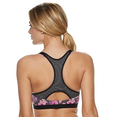 Maidenform Sport Bras Secure Zip Front Underwire Medium Impact Sports Bra DM7991