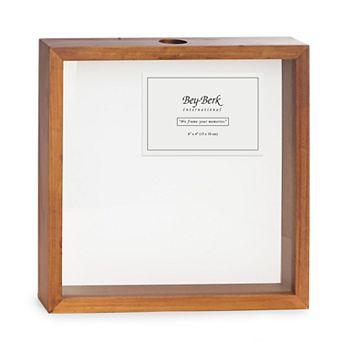 Bey-Berk Bottle Cap Shadow Box With Picture Frame
