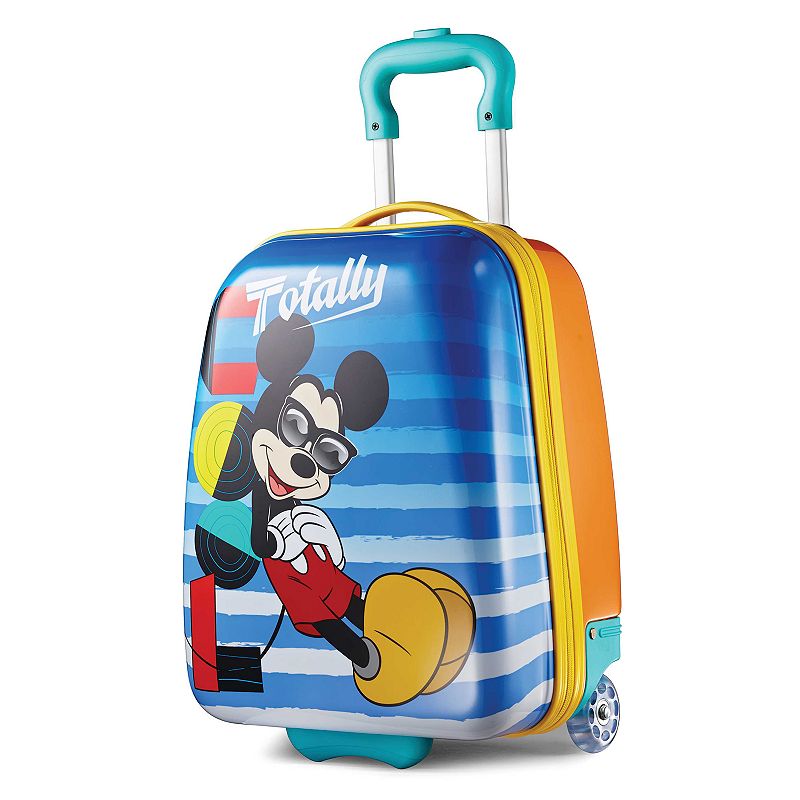 Disney Mickey Mouse 18-Inch Hardside Wheeled Luggage by American Tourister,