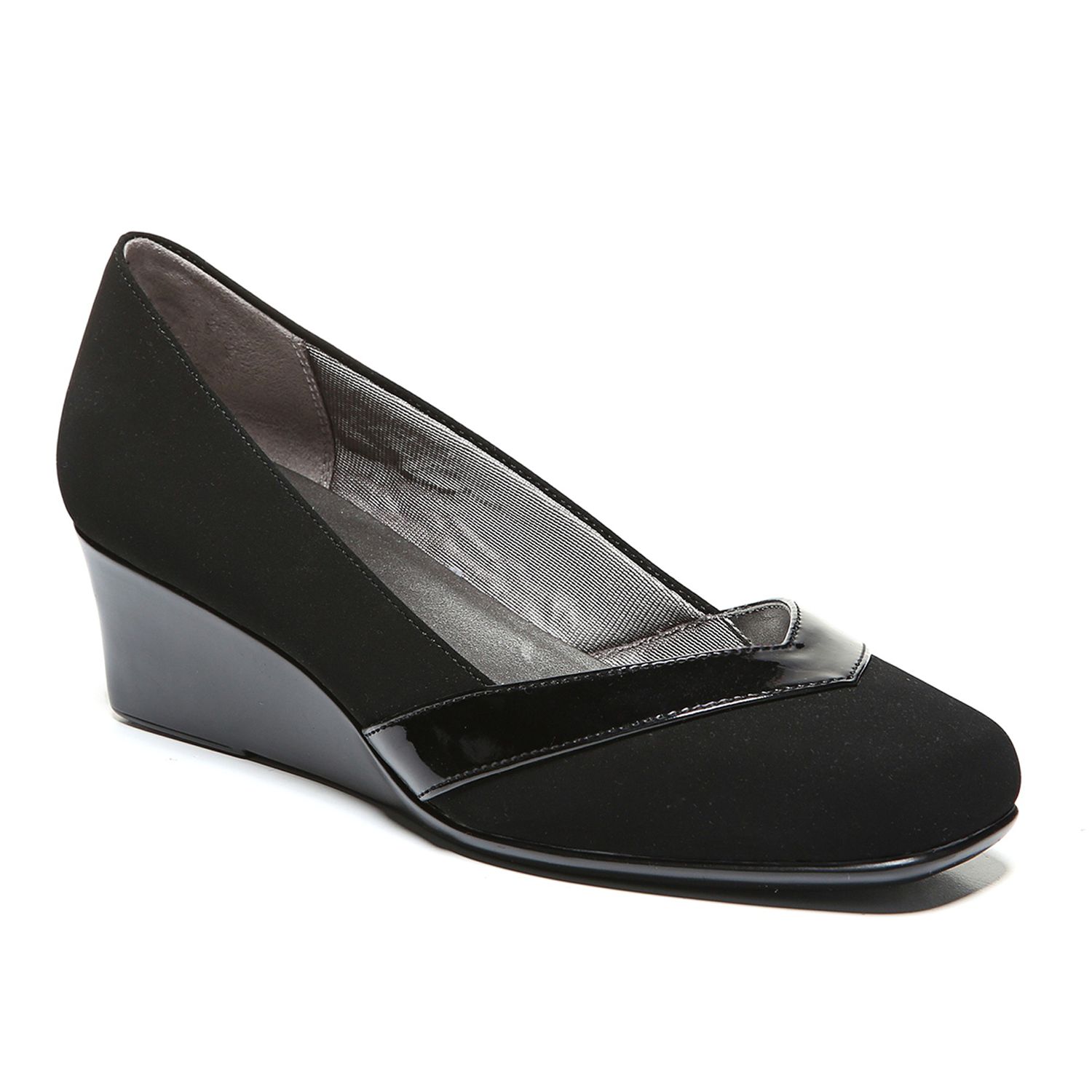 kohls black wedges