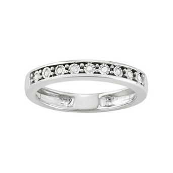 HDI Sterling Silver Diamond Accent Ring
