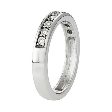 Sterling Silver Diamond Accent Ring