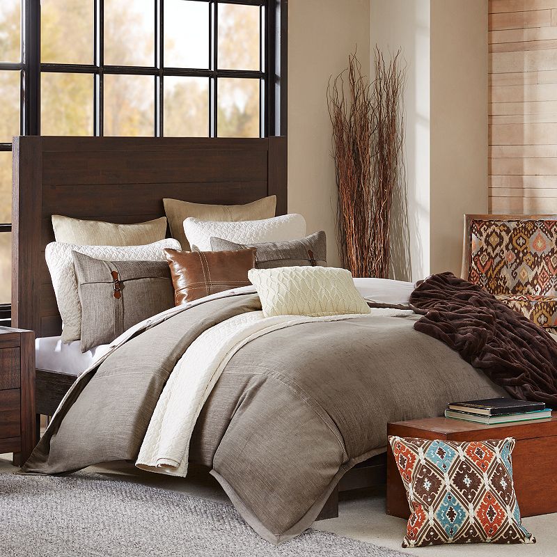 UPC 675716726652 product image for Hampton Hill Roaring River Comforter Set, Lt Brown, Queen | upcitemdb.com