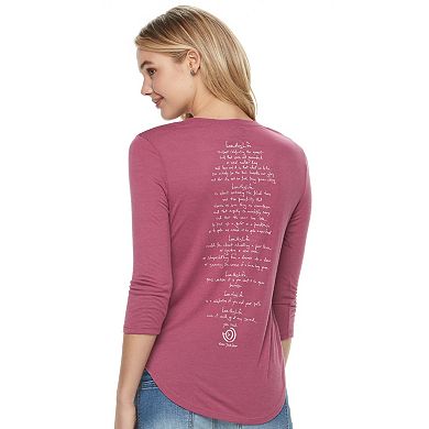 Juniors' love this life "Be You" Graphic Tee