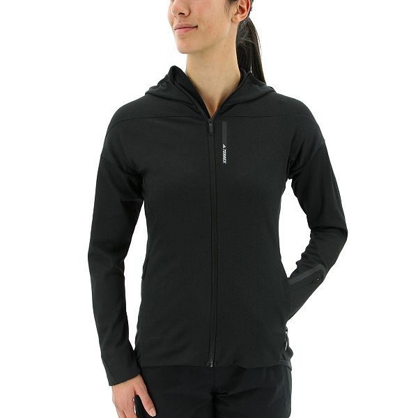 Details about   Addidas Climawarm Women’s Hooded Sweatshirt Black Color Size L 
