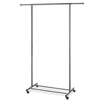 Whitmor Expandable Rolling Clothes Garment Rack
