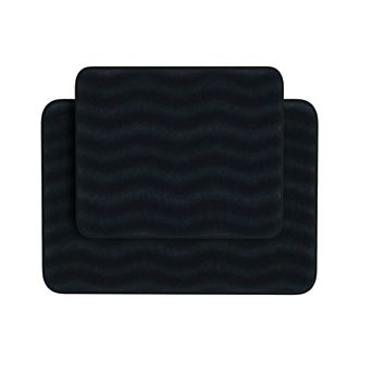 Portsmouth Home 2 pc Slip-Resistant Memory Foam Bath Mat Set