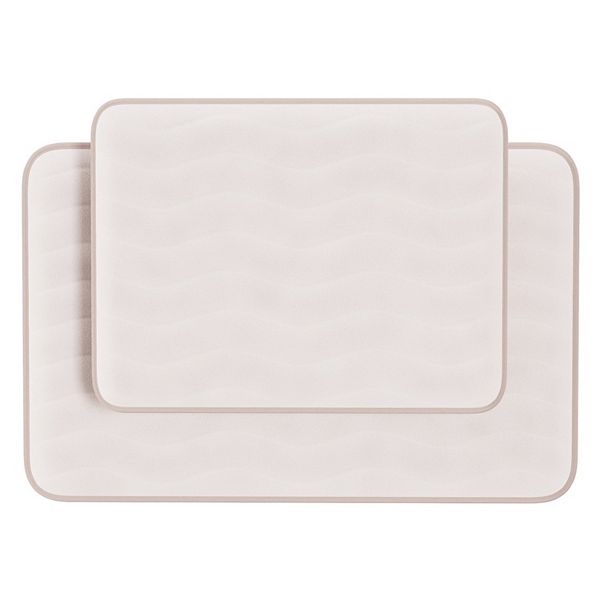 Portsmouth Home 2piece Memory Foam Bath Mat Set