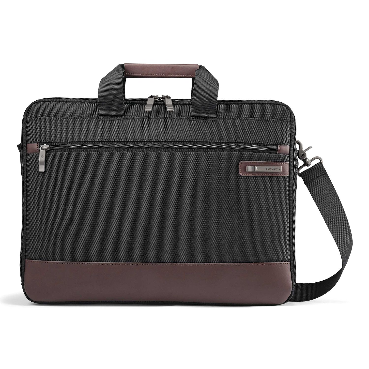 samsonite mens leather classic flap briefcase