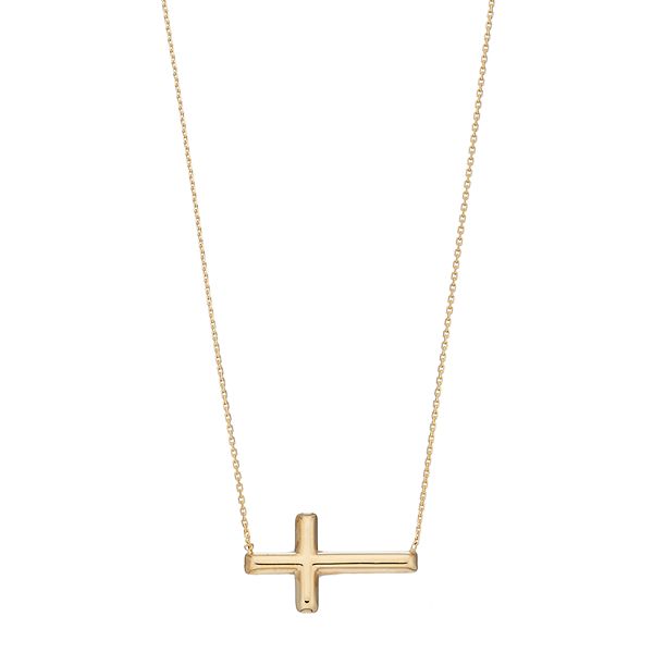 Kohls cross sale necklace womens