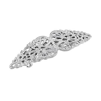 1928 Openwork Filigree Barrette Hair Clip