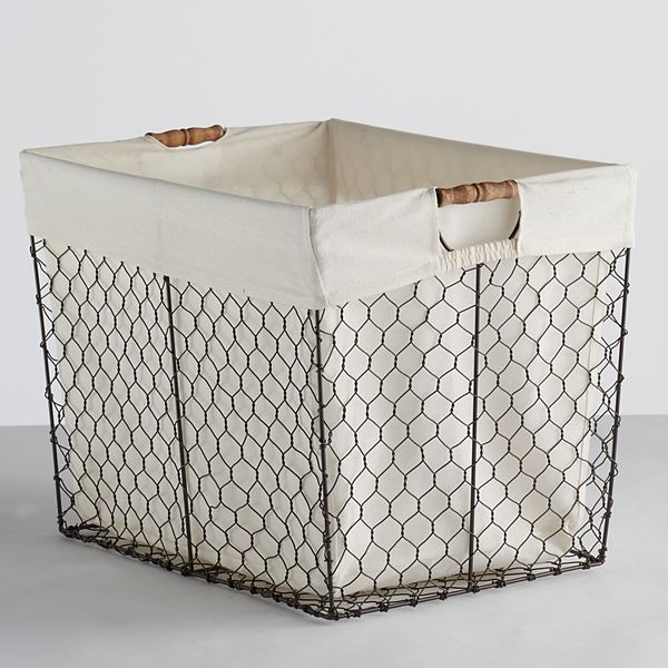stackable wire baskets for storage