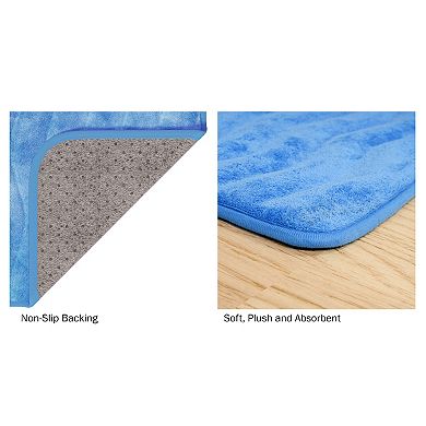 Portsmouth Home Memory Foam Long Bath Rug Mat