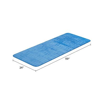 Portsmouth Home Memory Foam Long Bath Rug Mat