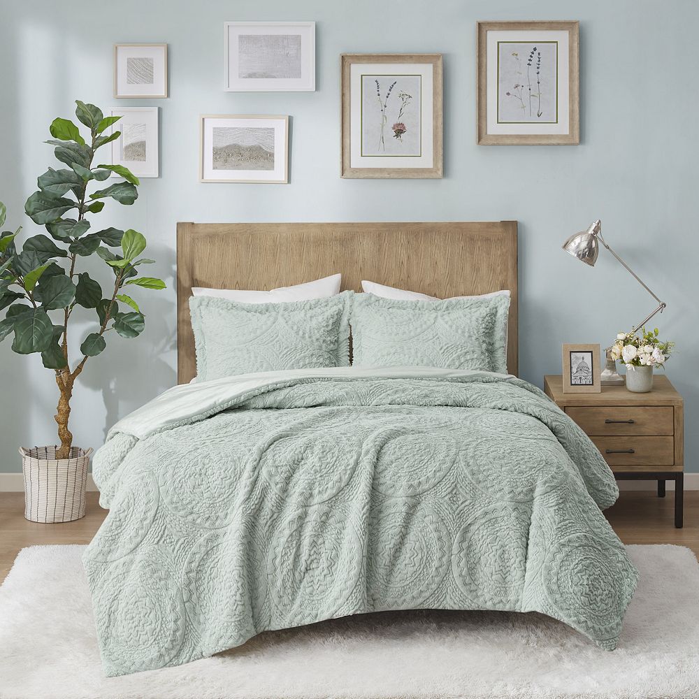 Madison Park Arya Embroidered Medallion Ultra Plush Comforter Set