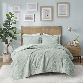 Madison Park Arya Embroidered Medallion Ultra Plush Comforter Set