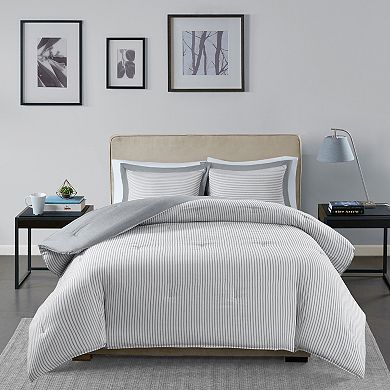 Madison Park Essentials Hayden Reversible Stripe Comforter Set