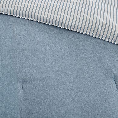 Madison Park Essentials Hayden Reversible Stripe Comforter Set