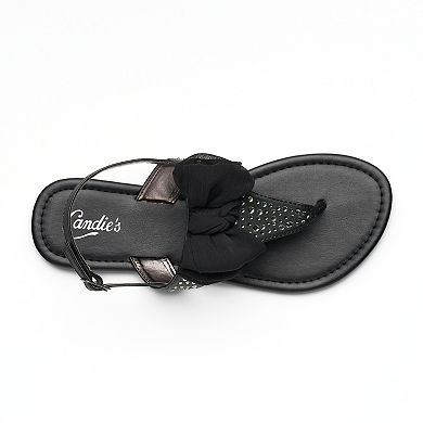 Women's Candie's® Bow T-Strap Sandals