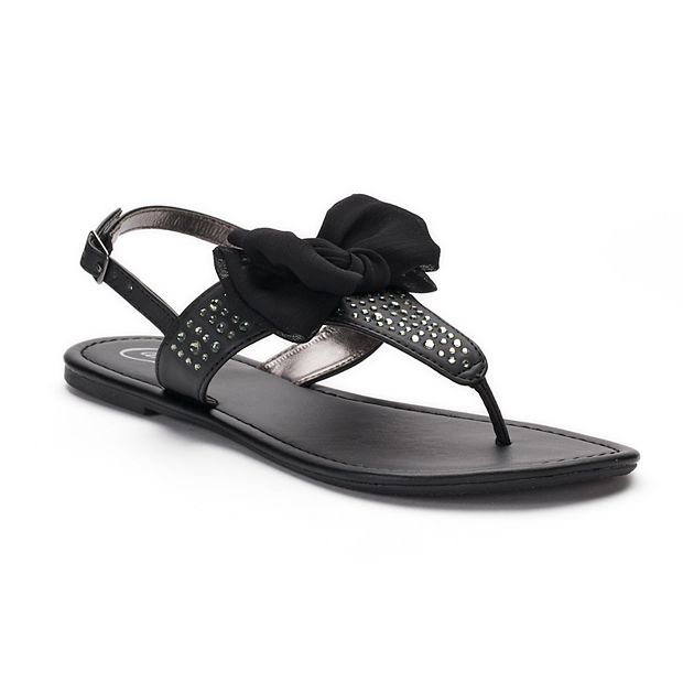 Women s Candie s Bow T Strap Sandals