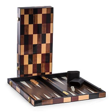 Mens Bey-Berk 18In Backgammon Set