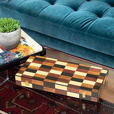 Mens Bey-Berk 18In Backgammon Set