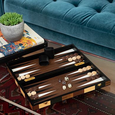 Mens Bey-Berk 18In Backgammon Set
