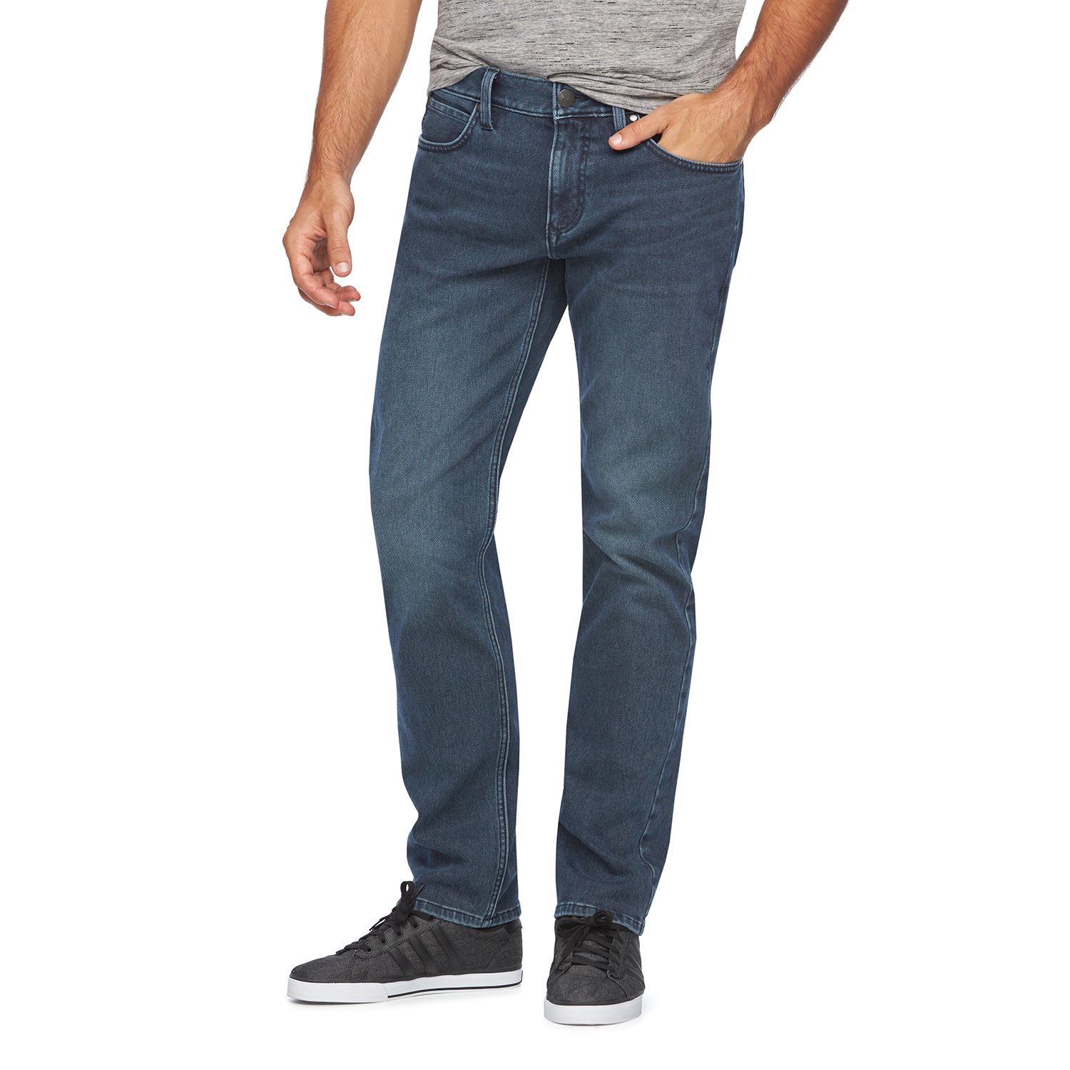 slim fit elastic jeans