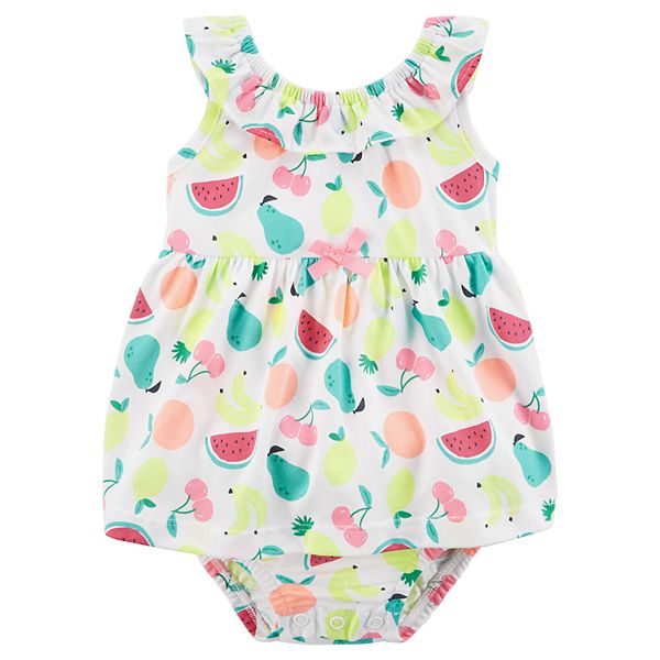 Baby Girl Carter's Fruit Print Dress