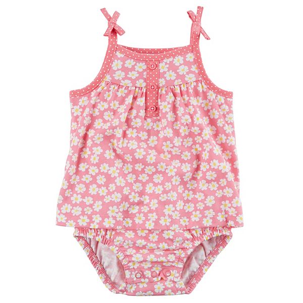 Baby Girl Carter's Floral Sunsuit