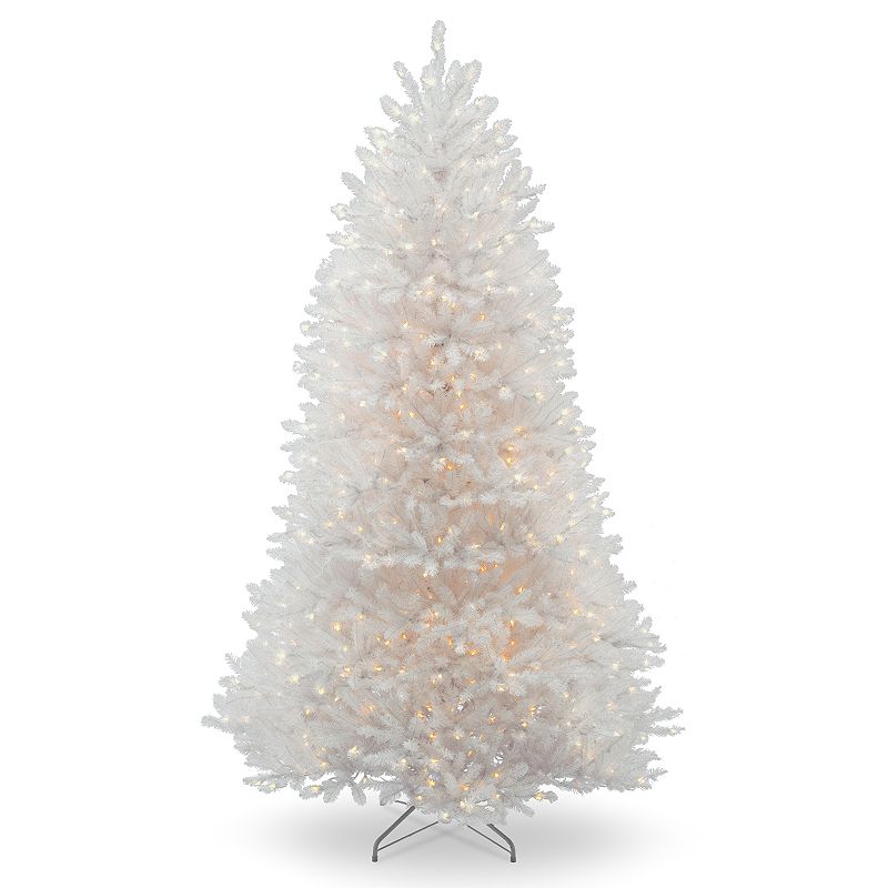 National Tree Company 7-ft. Pre-Lit Dunhill White Fir Artificial Christmas 
