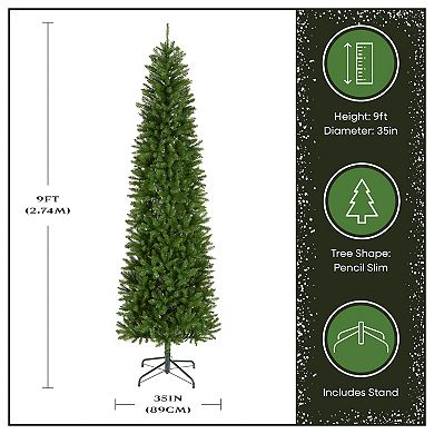 National Tree Company 9-ft. Kingswood Fir Pencil Artificial Christmas Tree