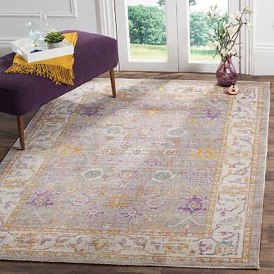 Safavieh Windsor Zara Framed Floral Rug