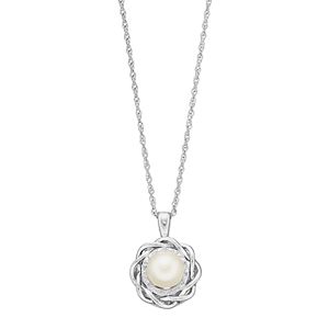 Simply Vera Vera Wang Freshwater Cultured Pearl & Diamond Accent Rows Pendant