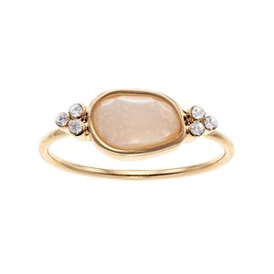LC Lauren Conrad Stone & Simulated Crystal Ring