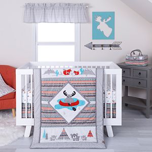 Trend Lab 4-pc. Moose Canoe Crib Bedding Set