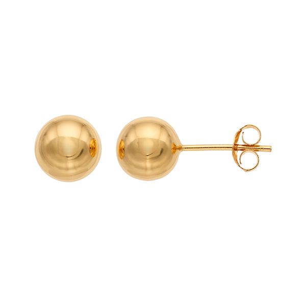 Sterling Silver Ball Stud Earrings