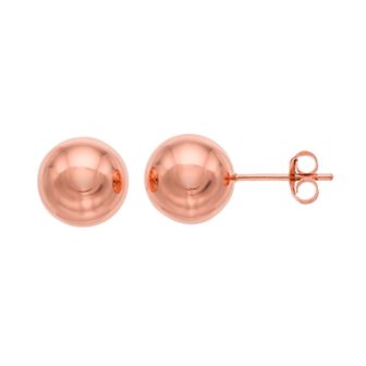 Sterling Silver Ball Stud Earrings