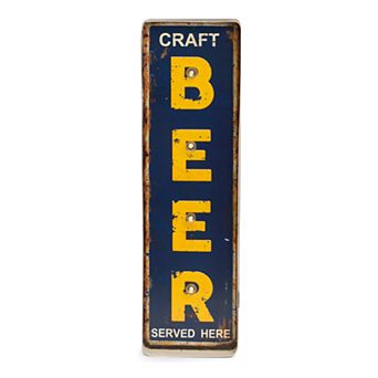 Bey-Berk Craft Beer LED Lighted Metal Sign