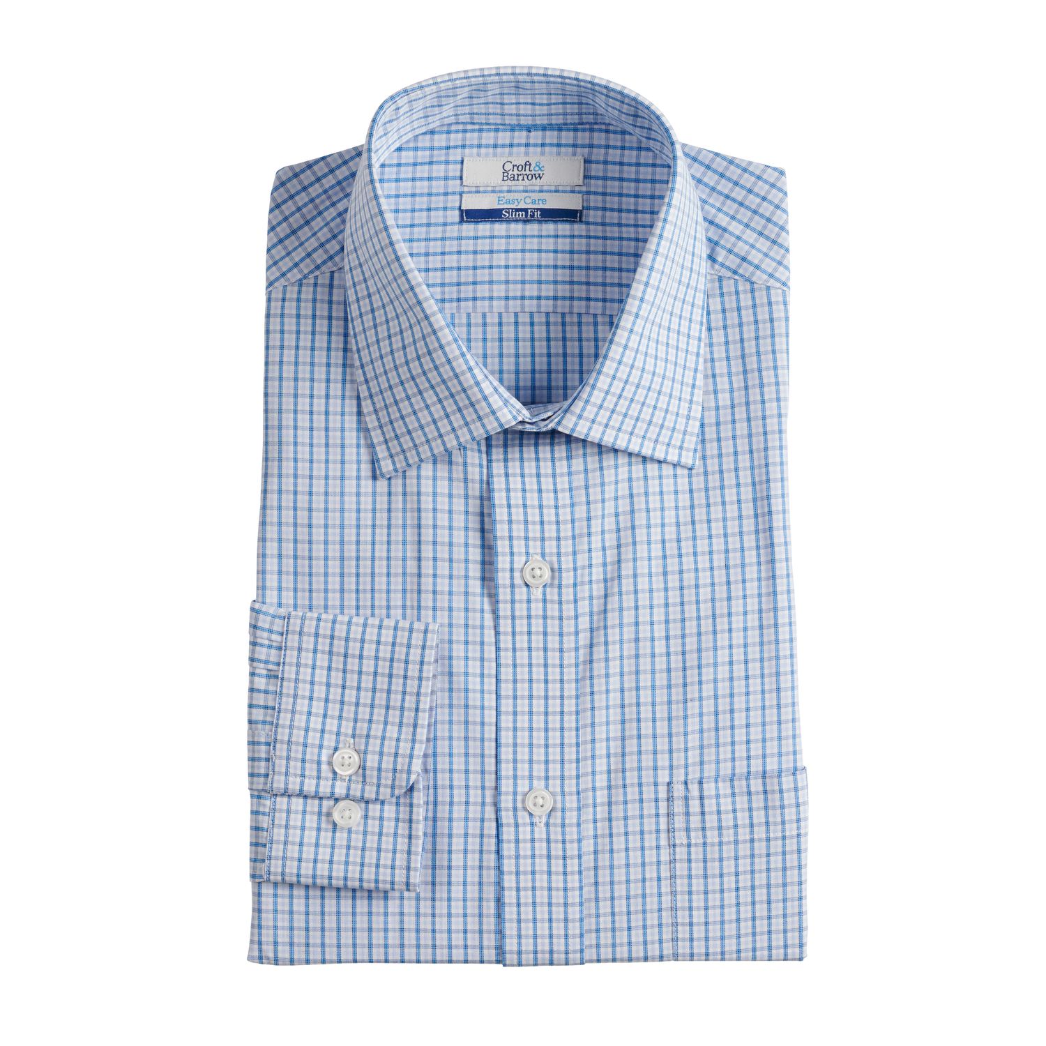 spread collar dress shirt