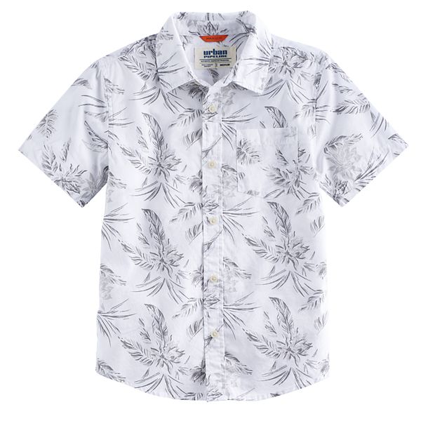 Boys 8-20 & Husky Urban Pipeline™ Printed MaxWear Button-Down Shirt