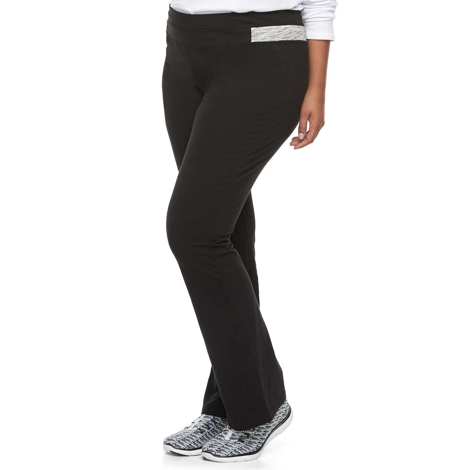 kohls plus size yoga pants